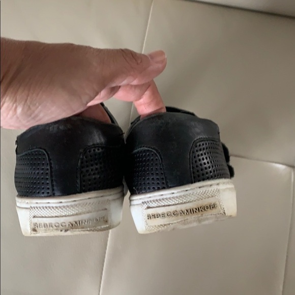 Rebecca Minkoff leather slip on sneakers - Picture 3 of 3